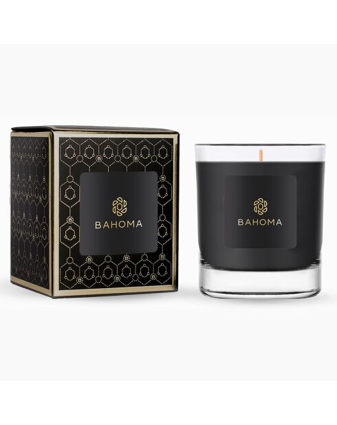 Candela profumata Obsidian Black Vetiver & Cedarwood - 1 stoppino 75h