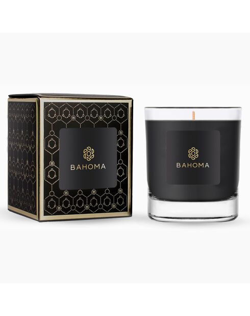 Bougie parfumée Obsidian Black Vetiver & Cedarwood - 1 mèche 75h