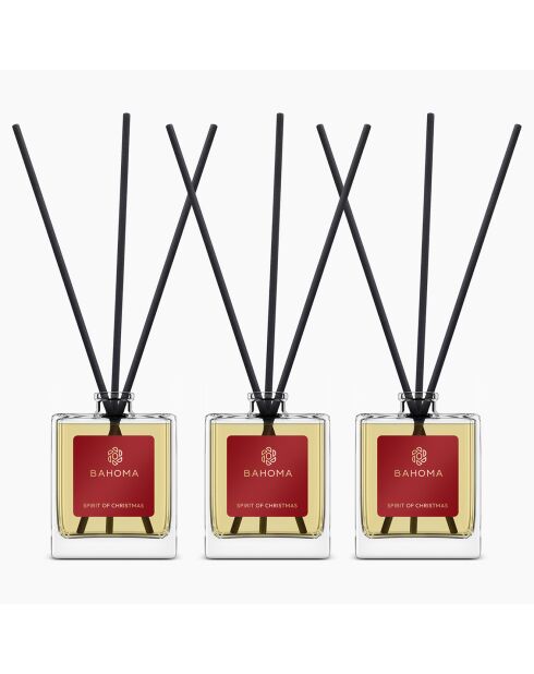 Coffret 3 Diffuseurs Christmas Collection Esprit de Noël - 3x50 ml