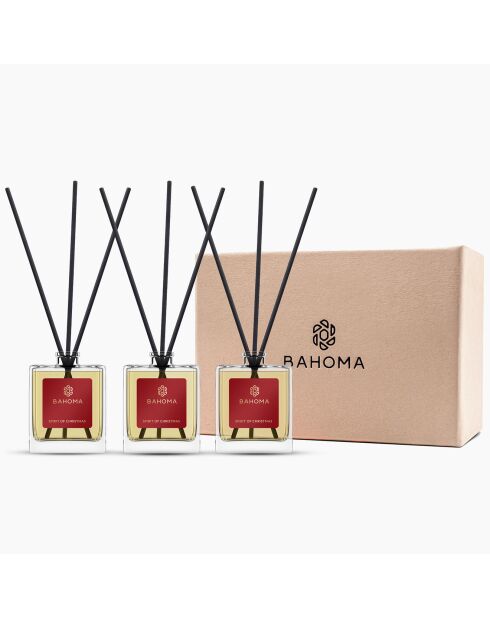 Coffret 3 Diffuseurs Christmas Collection Esprit de Noël - 3x50 ml