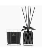 Diffuseur & grande bougie Obsidian Vanille noire - 1 mèche 75h