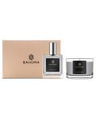 Sicilian Ash Citron Reisekerze mit Spray, 1 Docht, 20 Stunden