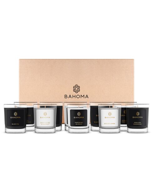 Set van 10 Sensory Adventure mini-ontdekkaarsen - 1 lont 20u