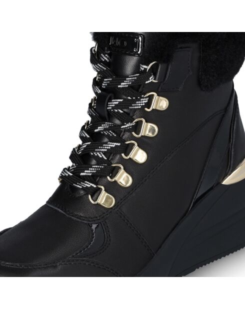 Boots en Cuir Alyssa noires