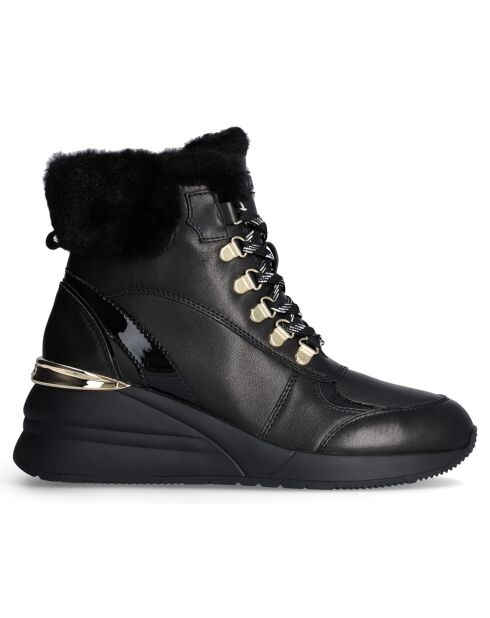 Boots en Cuir Alyssa noires