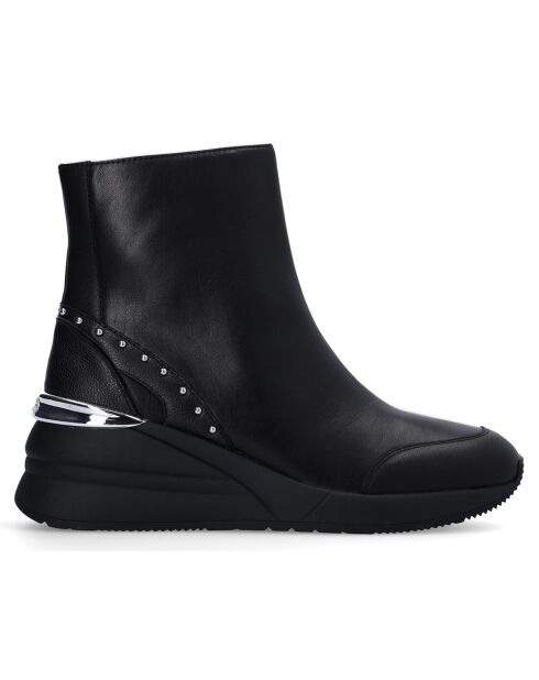 Boots en Cuir Alyssa noires