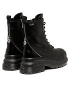 Boots en Cuir Amy noires - Talon 4.5 cm