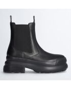 Chelsea Boots en Cuir Amy noires - Talon 4.5 cm