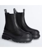 Chelsea Boots en Cuir Amy noires - Talon 4.5 cm