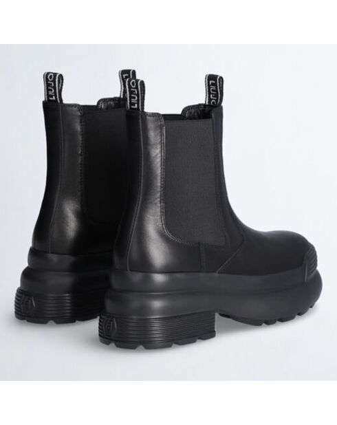 Chelsea Boots en Cuir Amy noires - Talon 4.5 cm