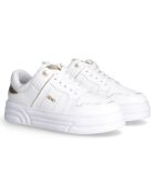 Sneakers en Cuir Cleo blanc/doré/noir