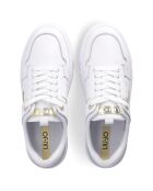 Sneakers en Cuir Cleo blanc/doré/noir