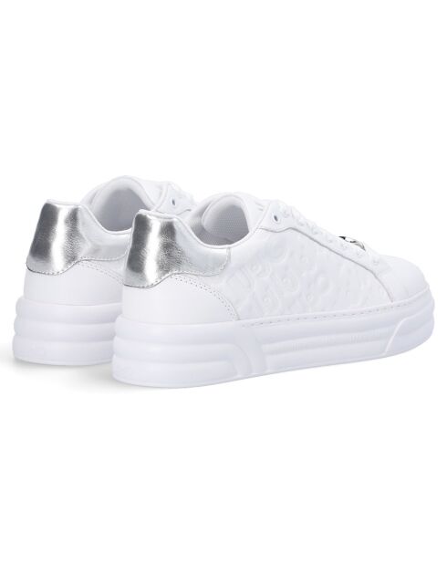 Sneakers en Cuir Cleo blanc/argenté
