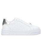 Sneakers en Cuir Cleo blanc/argenté