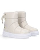 Boots Cleo beige/blanc