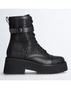 Boots en Cuir Flair noires - Talon 5.5 cm