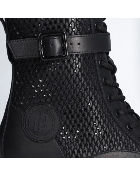 Boots en Cuir Flair noires - Talon 5.5 cm