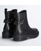 Chelsea Boots en Cuir Gabrielle noires - Talon 4.5 cm