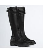 Bottes Gabrielle noires - Talon 4.5 cm