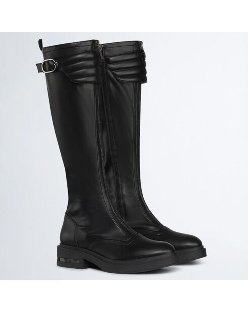 Bottes Gabrielle noires - Talon 4.5 cm