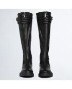 Bottes Gabrielle noires - Talon 4.5 cm