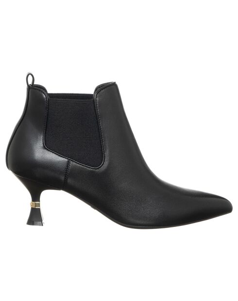 Bottines en Cuir Gaia noires