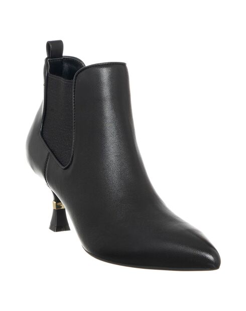 Bottines en Cuir Gaia noires