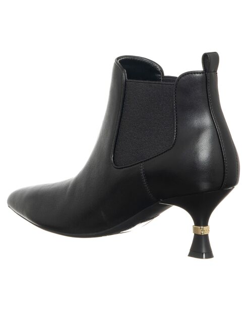 Bottines en Cuir Gaia noires