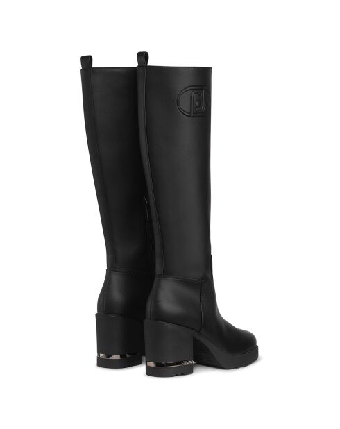 Bottes Gloria noires - Talon 9.5 cm