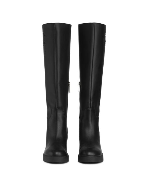 Bottes Gloria noires - Talon 9.5 cm