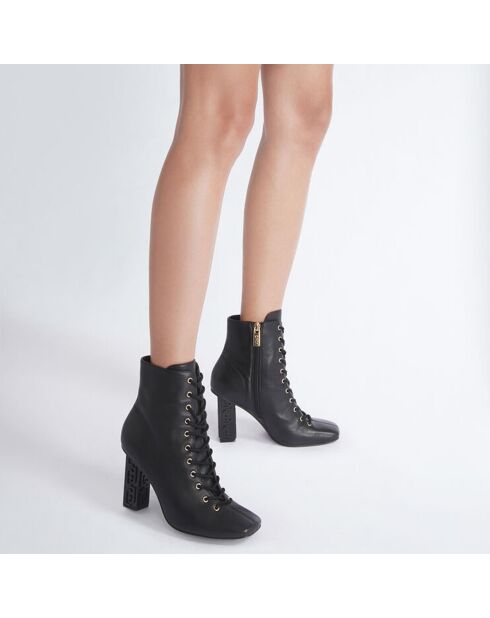 Bottines en Cuir Jennifer noires