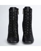 Bottines en Cuir Jennifer noires