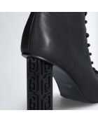 Bottines en Cuir Jennifer noires