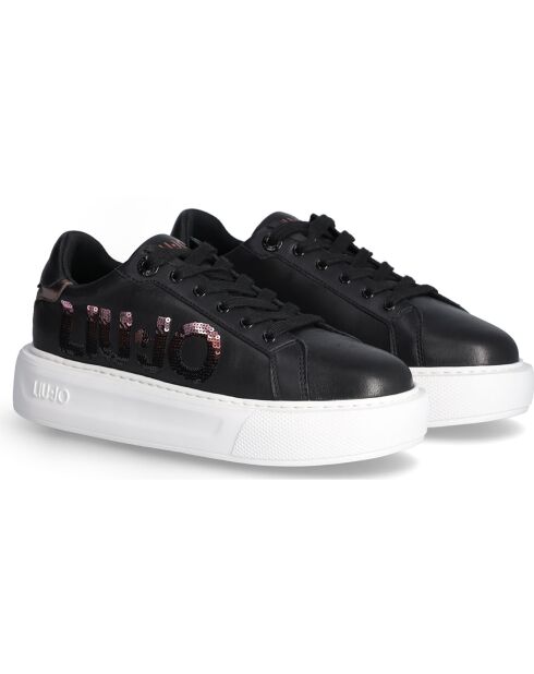 Sneakers en Cuir Kylie noires