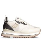Sneakers en Cuir Louise beige/marron