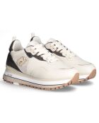 Sneakers en Cuir Louise beige/marron