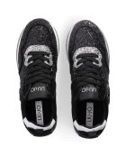 Sneakers en Cuir Louise noires/gris