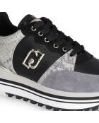 Sneakers en Cuir Inès noires