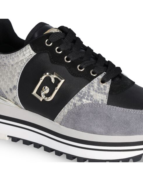 Sneakers en Cuir Inès noires