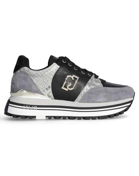 Sneakers en Cuir Inès noires