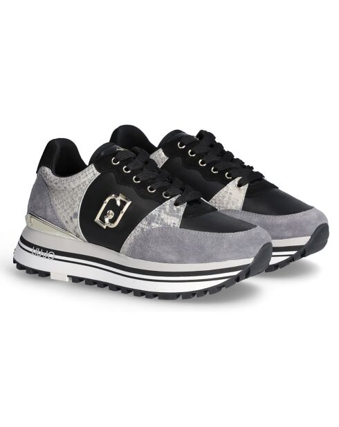 Sneakers en Cuir Inès noires