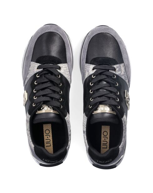 Sneakers en Cuir Inès noires