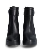 Bottines en Cuir Now noires - Talon 9 cm