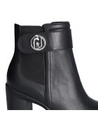 Bottines en Cuir Now noires - Talon 9 cm