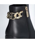 Bottines en Cuir Now noires - Talon 9 cm