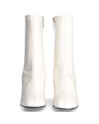Bottines Sara ivoire - Talon 7 cm