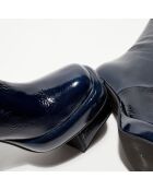 Bottines Dena bleues - Talon 10 cm