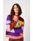 Pull Champi Patch multicolore