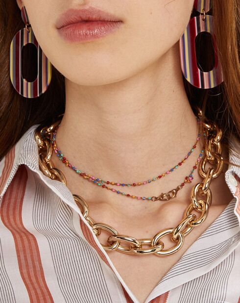 Rosa gestreiftes Darius-Hemd