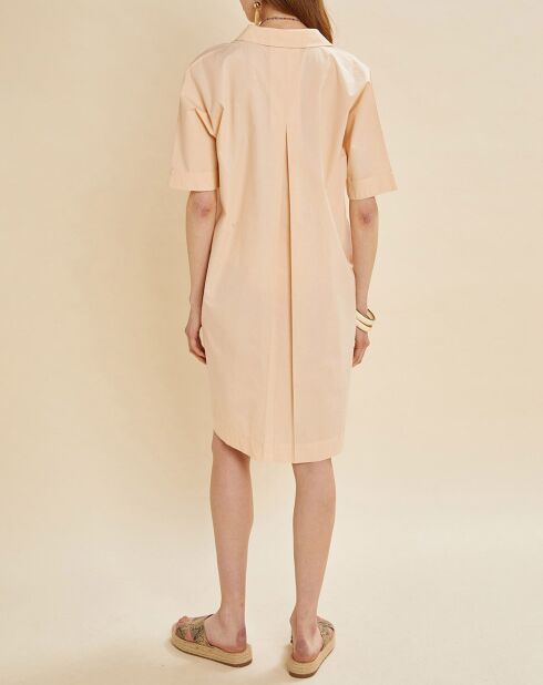 Noa beige korte jurk